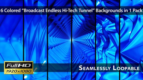 Broadcast Endless Hi-Tech Tunnel - Pack 04