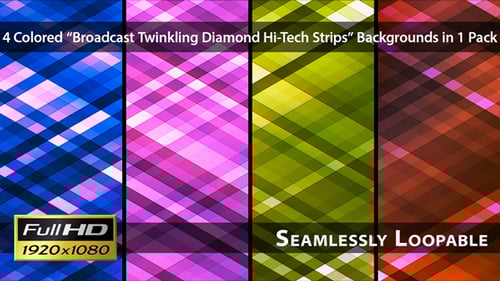 Broadcast Twinkling Diamond Hi-Tech Strips - Pack 01