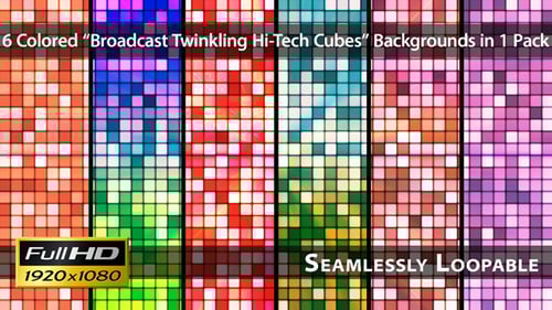 Cubes Hi-Tech Swinkling Broadcast - Pack 03