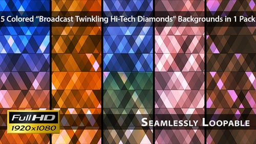 Broadcast Funkelnde Hi-Tech-Diamanten — Packung 03