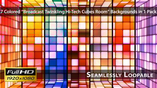 Chambre Broadcast Swinkling Hi-Tech Cubes Room - Pack 03