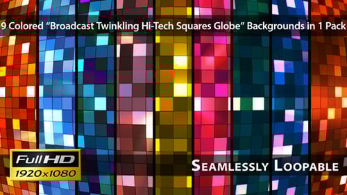 Broadcast Twinkling Hi-Tech Quadrate Globus — Packung 02