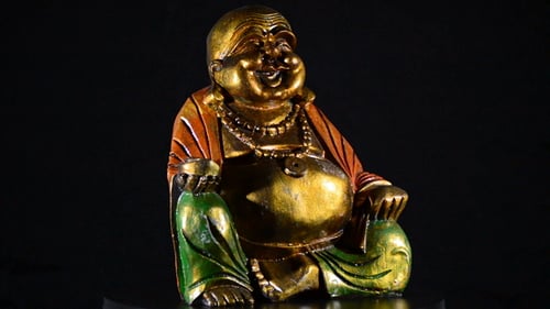 Buddha Figure Rotating