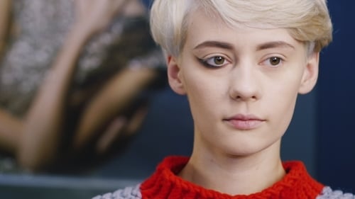Woman Having Makeup Applied by Artist Close Up