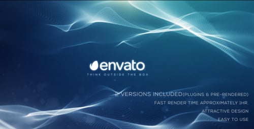 Ethereal Particle Wave Quote Cinematic Opener