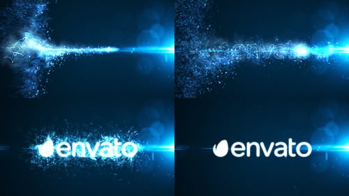 Glowing Particle Logo Reveal 15