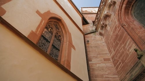 Old Building with Arched Windows and Brick