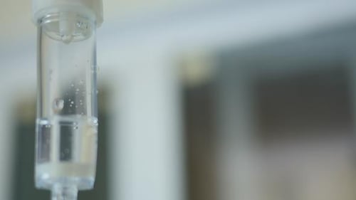 Medical Intravenous Drip Chamber Dropping Fluid
