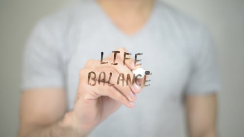 Balance zwischen Leben