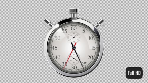 Animated Stopwatch Countdown for Business and Sports Timers