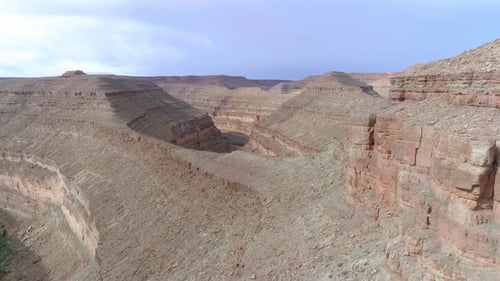 Fantastic Aerial View of the Сolorado Plateau and Its Gorgeous River Canyon