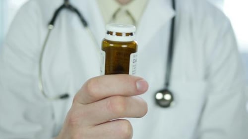 Doctor Gives Patient Medication