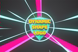 Dynamic Shape Logo Reveal
