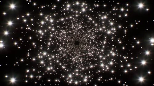 Rotating Glitter Background Loop