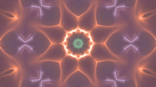Abstract Kaleidoscope Pattern Light Rays Background