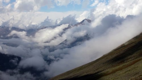 Foggy Mountain Landscape