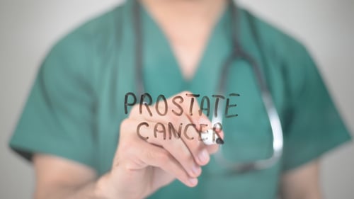 Doctor Writes Prostate Cancer on Screen