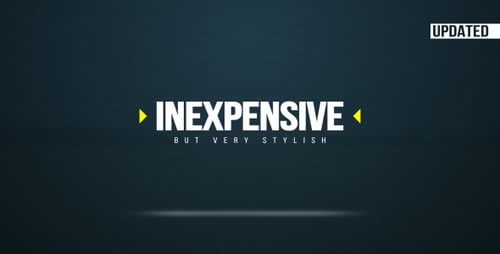 Modern Minimal Animated Titles for Clean Video Projects