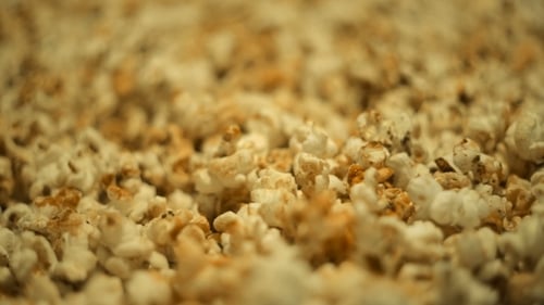 Selling Popcorn At Cinema