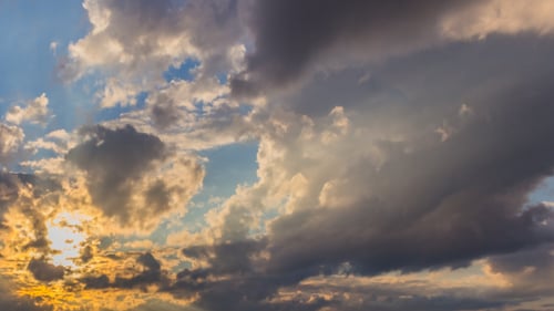 Sonnenuntergang Wolken in Bewegung 11