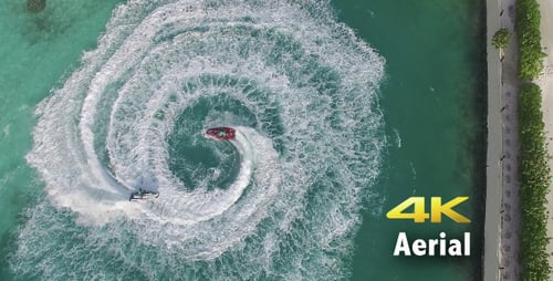 Scooters aquáticos das Maldivas