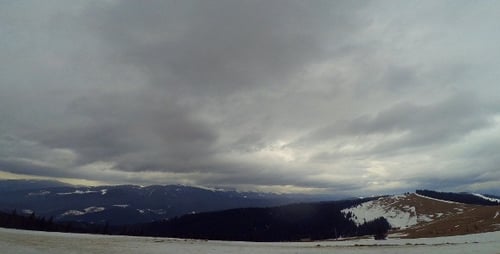 Berge Wolken Wetter Natur Regen Schnee Winter