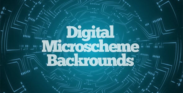 Futuristic Microchip Circuit Board Looping Background, Backgrounds ...
