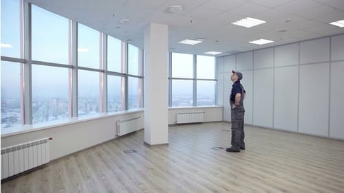 Service Employee Checks the Order at the Office