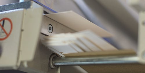 White Machine Moving Parts