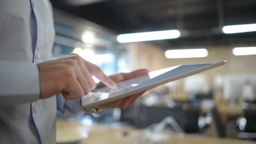 Email Typing on Tablet, Online