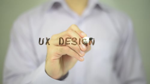Hand Writes UX Design Concept