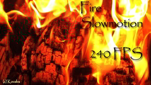 Close Up Shot of Fiery Burning Logs