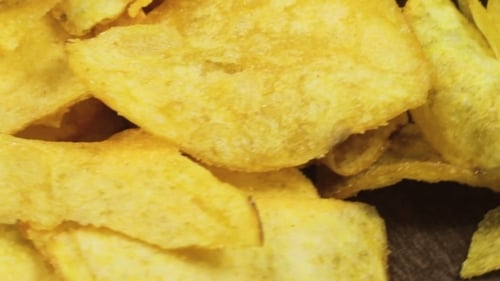 Potato Chips Rotating