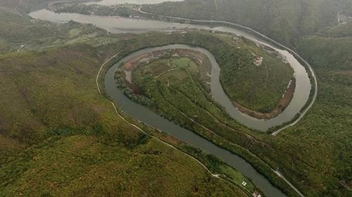 Flight Over a Mountain River 4