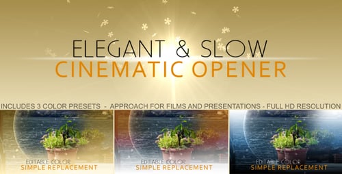 eleganter Filmmusik Opener