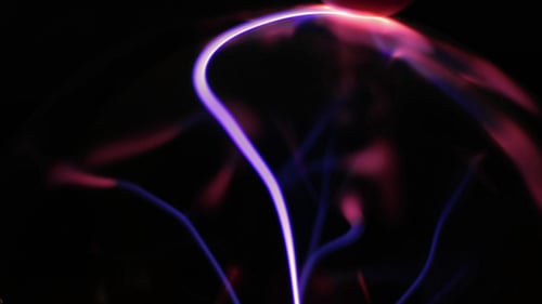 Organischer Plasma-Lichtbogen-Blitz in