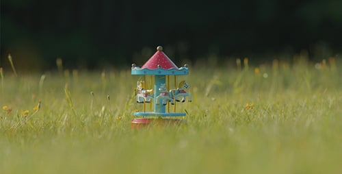 Carrossel de brinquedos