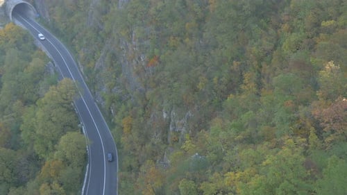 Alto ângulo de uma estrada