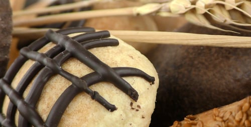 Delicious Cookies and Baked Goods Close Up