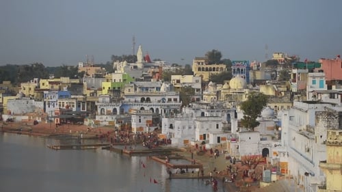 Pushkar-See, rituelles Waschen