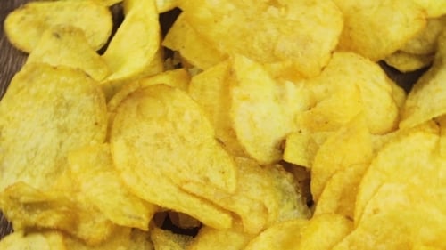 Potato Chips Rotating