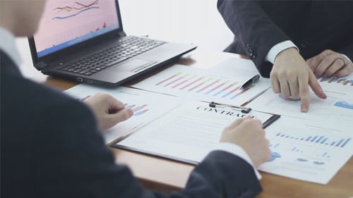 Geschäftliches Gespräch