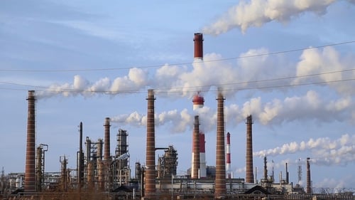 The Smoke Comes from the Chimneys in Winter