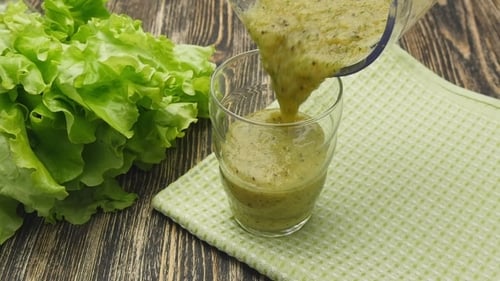 Pouring a Smoothie