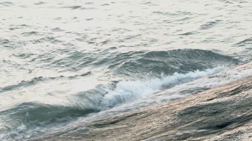 Sea Waves Splashing