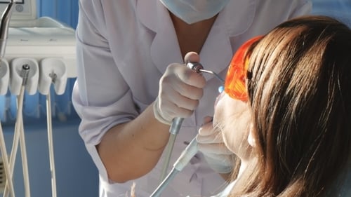 Dentist At Work In The Office