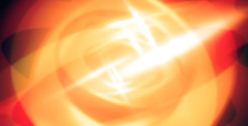 Warm Abstract Glowing Light Swirls Background Motion Graphic