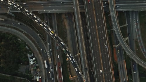 Aerial View Above The Expressway and Ring Road 09