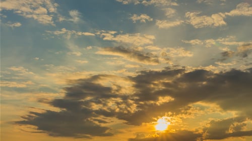 Sunset Clouds In Motion 5