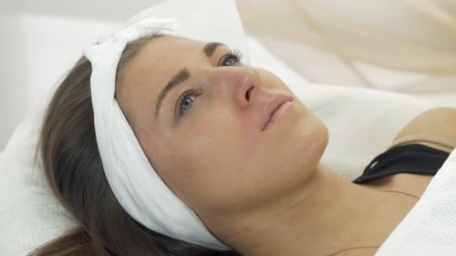 Young Girl Face On Cosmetic Procedures